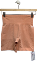 Nothing To Prove Orange Seamless Shorts UK S