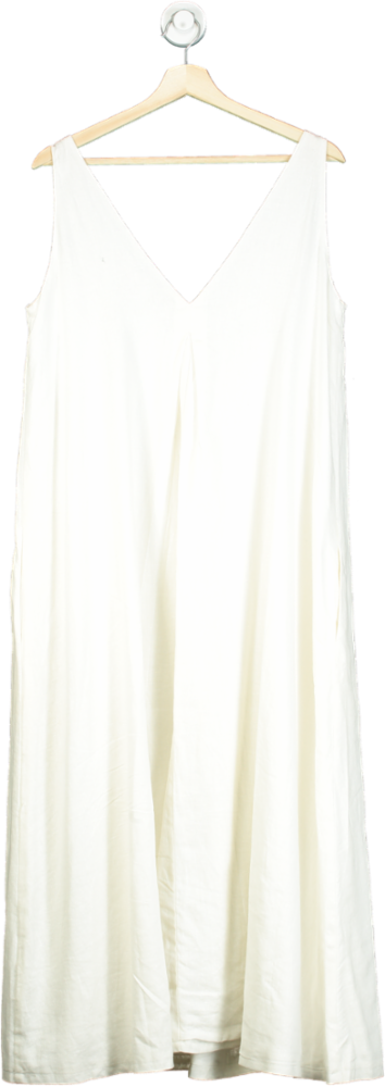 Anthology White Sleeveless Dress UK 12