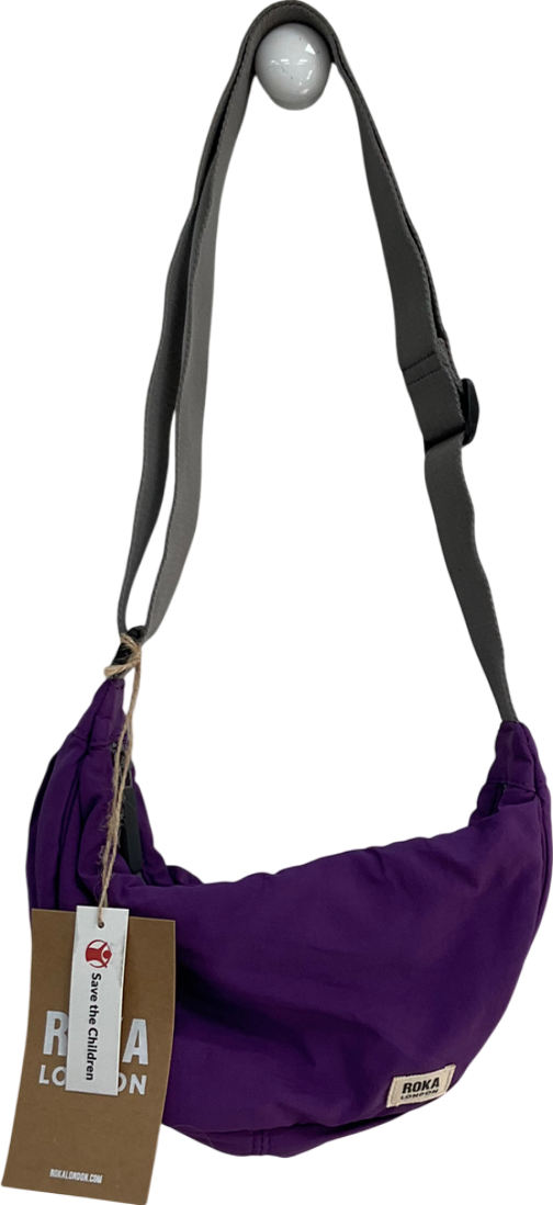 Roku Purple Farringdon Skyway Recycled Taslon Bag