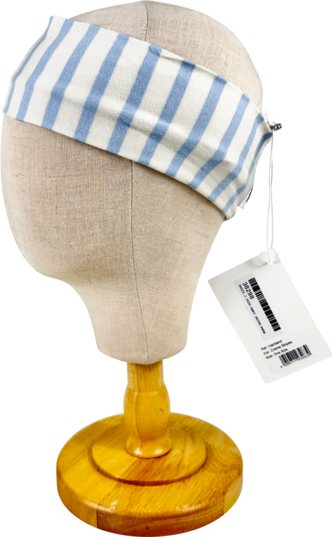 Nom Blue Hairband Melange Stripes One Size