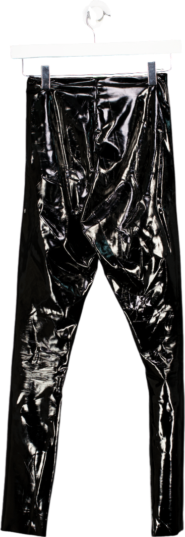 COMMANDO Black Faux Patent Leather Legging UK S