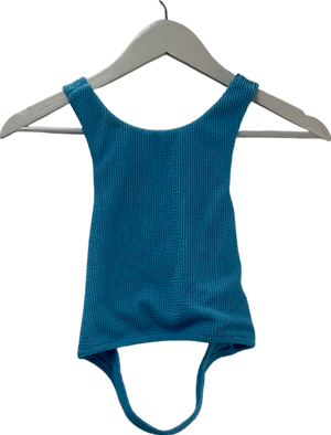 Rhythm Blue Wave Break Cross Back Top UK M