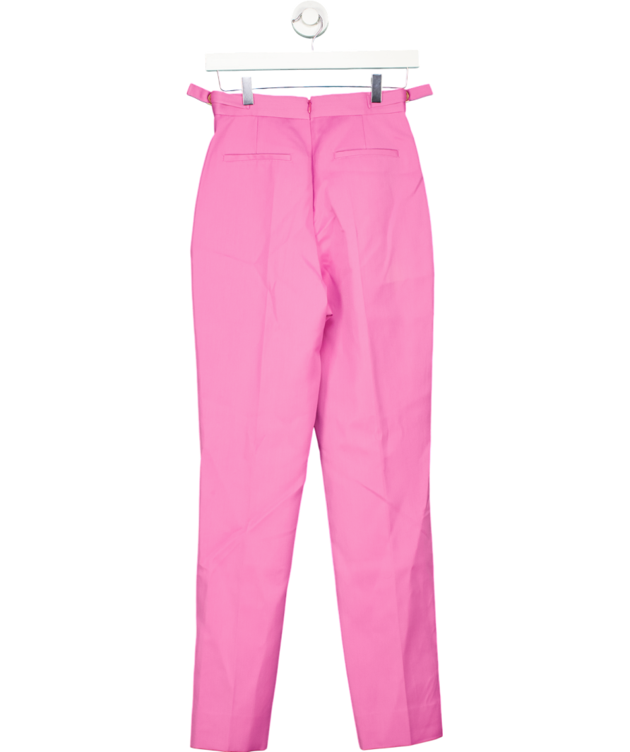Aje Fuchsia Pink Allegro Tailored Pant UK 8