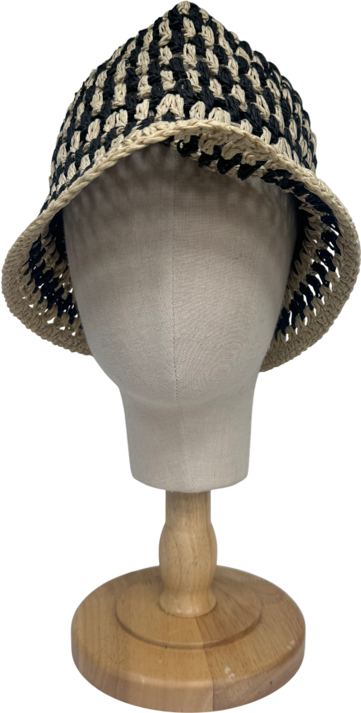 H&M Beige Straw Hat UK M