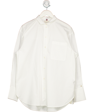 Tommy Hilfiger White The Sofia Capsule Oversized Boyfriend Shirt UK XS/S