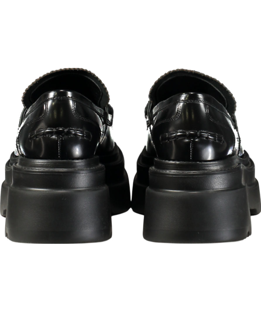 tony bianco Black Zomp Loafer UK 7 EU 40 👠