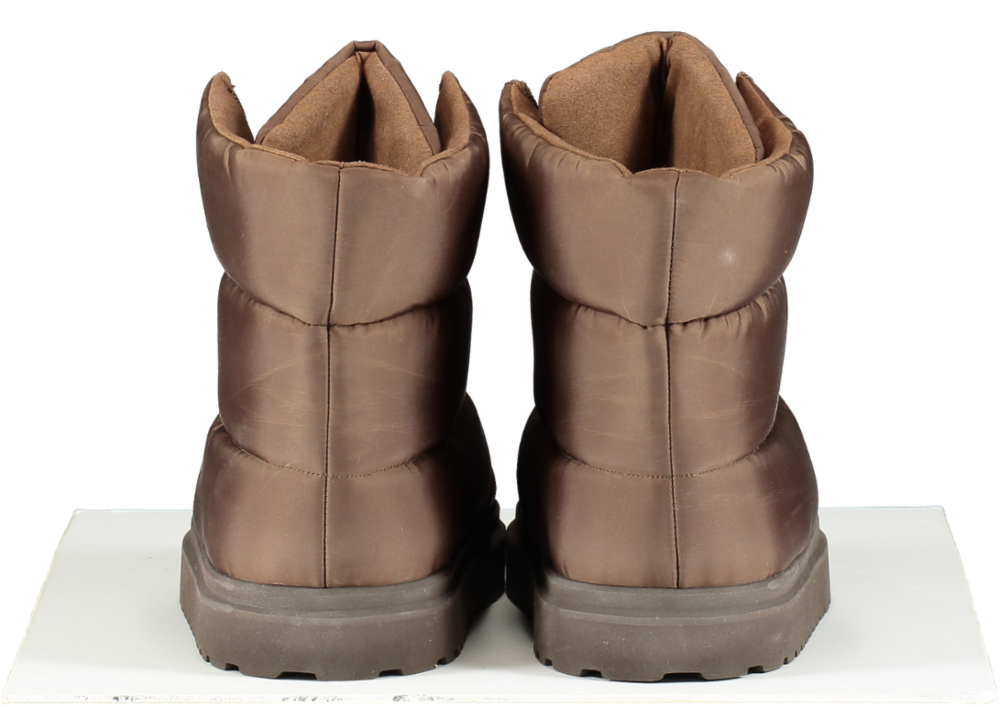 GIA COUTURE Brown Zip Up Moon Boots UK 6 EU 39 👠