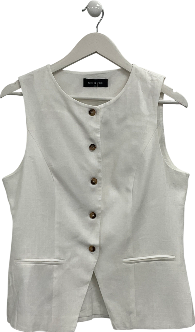 White Fox White At The Races Vest UK XL