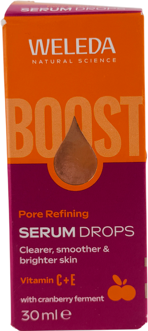 Weleda Pore Refining Vitamin C Serum Drops With Cranberry 30ml