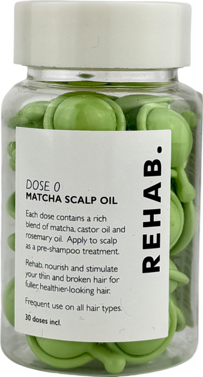 Rehab Dose 0 Matcha Scalp Hair Oil X30