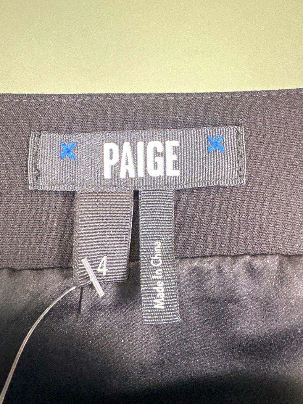 Paige Black IRENE Sleeveless Waistcoat Top UK 8