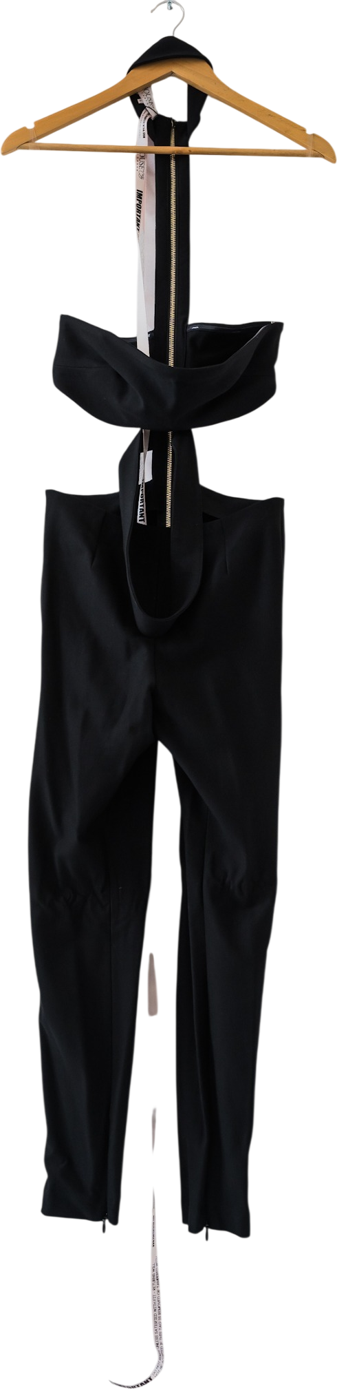 House of CB Black Celena Cut Out Jumpsuit UK M