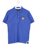 Philipp Plein Blue Cotton Polo Shirt UK XXL