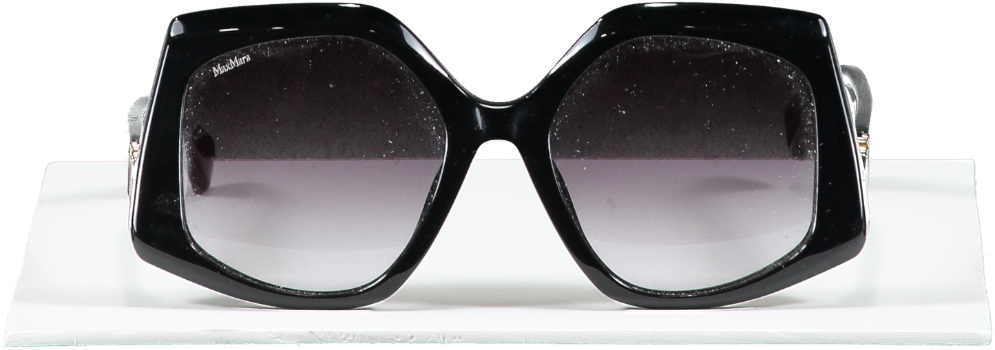 Max Mara Black Emme1 Sunglasses  in case
