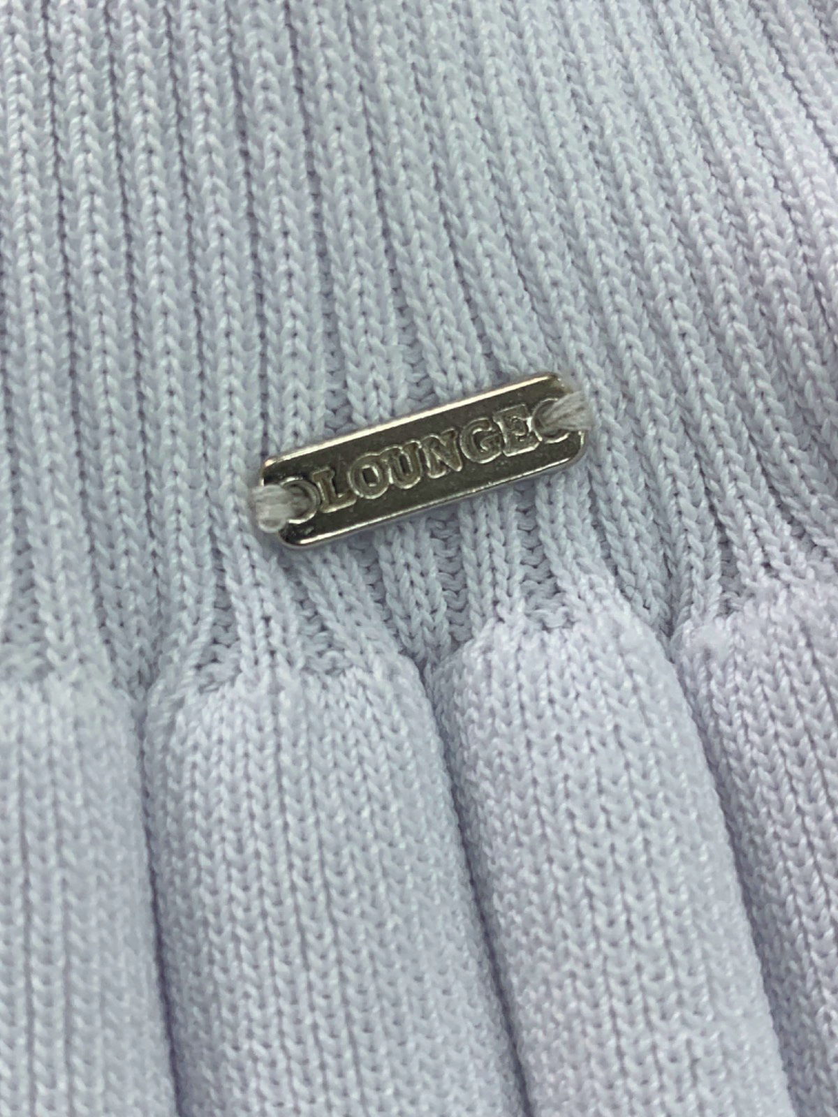 Lounge White Ribbed Tennis Dress UK S