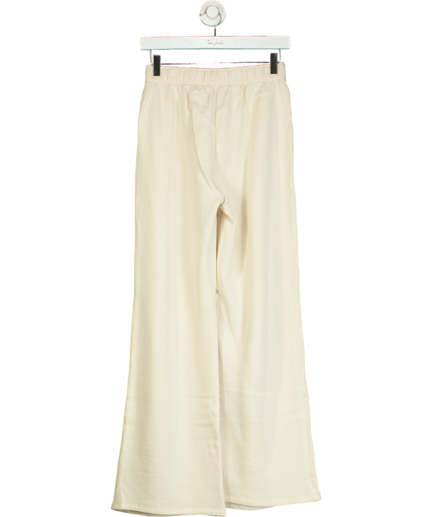 Hollister Cream Wide Leg Joggers UK XS