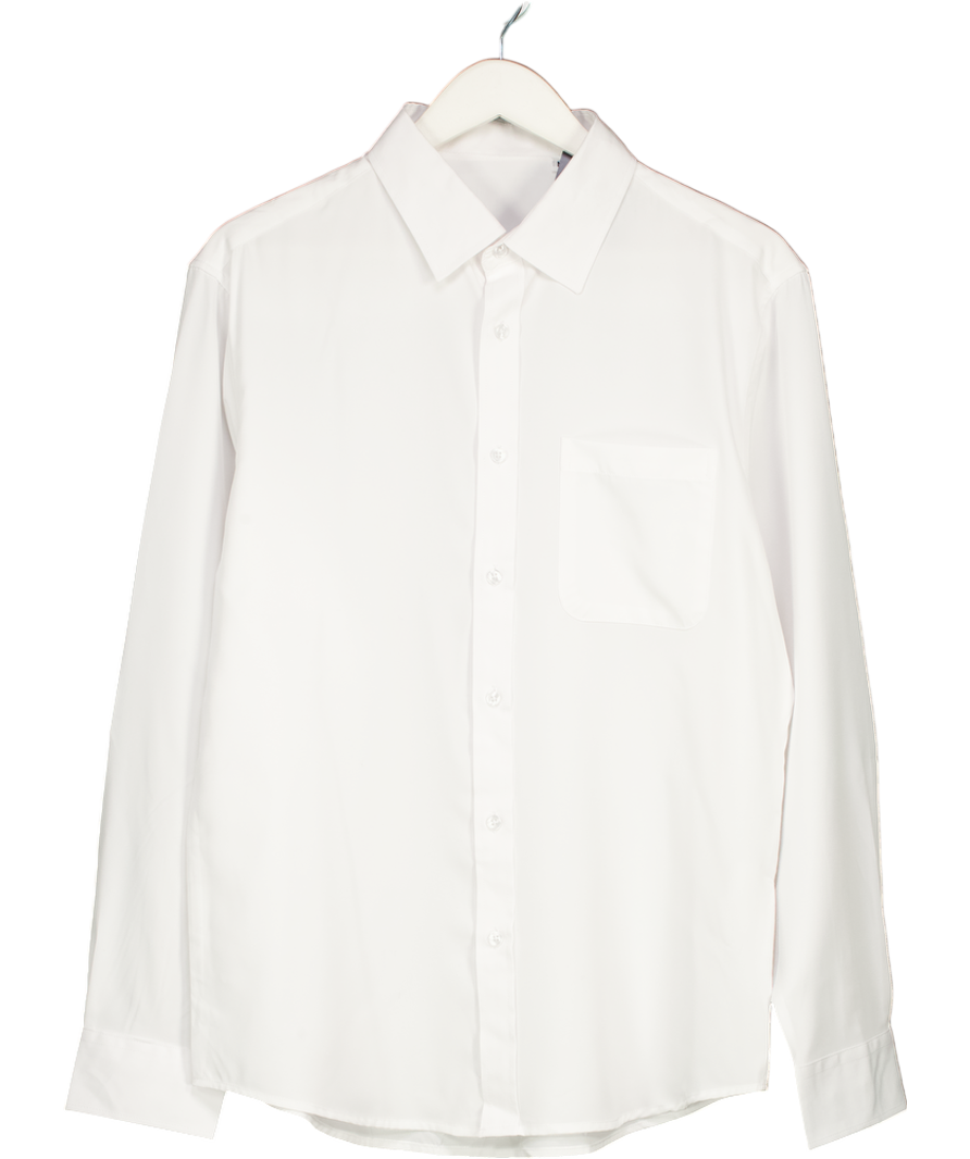 White Classic Fit Shirt UK M