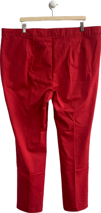 Boden Red Bistro Trouser Size 22L
