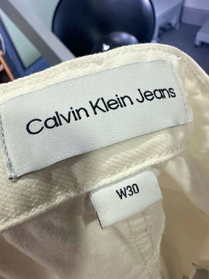 Calvin Klein White Slim Fit Jeans W30