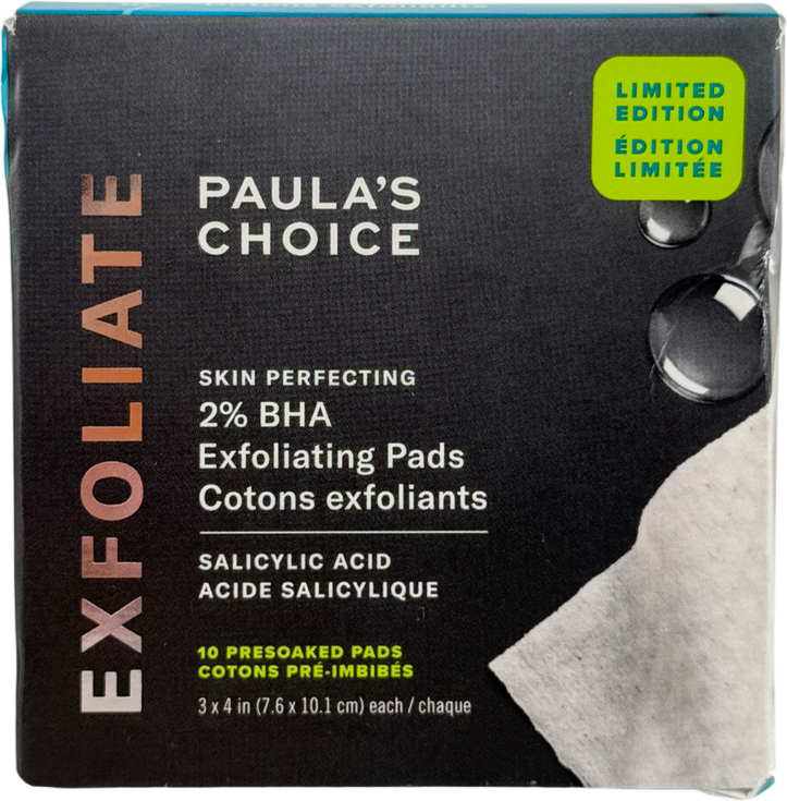 Paula's Choice 2% Bha Exfoliating Toner Pads X10