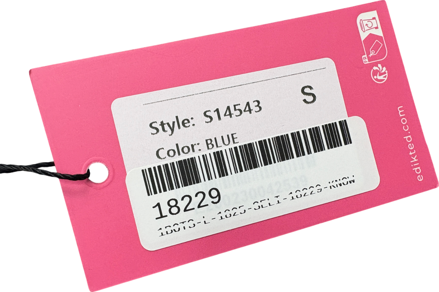 Edikted Blue Valencia Ruffle Maxi Skirt UK S