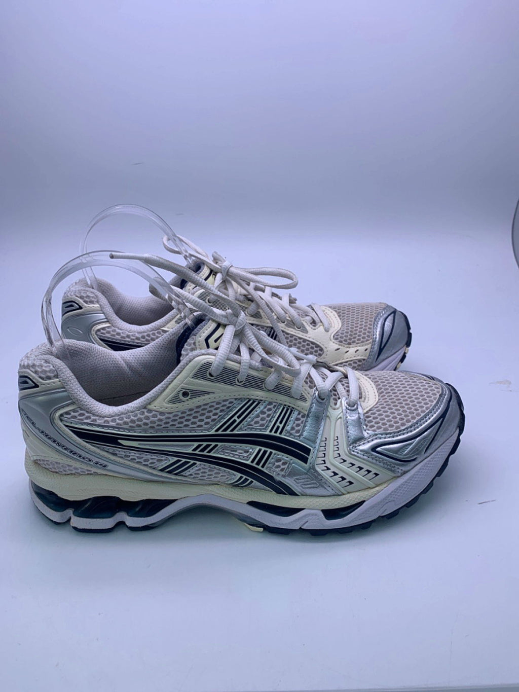 Asics White Gel-Kayano 14 Trainers UK 6.5