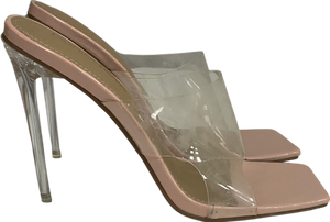 Fashion Nova Pink My Game Heels UK 8.5 EU 41.5