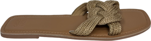 ASOS Beige Flora Woven Mule Sandal UK 8 EU 41