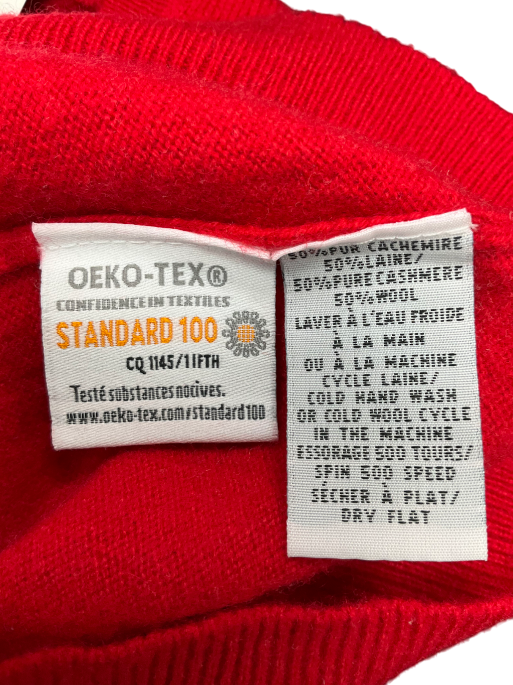 Eric Bompard Red Wool Cashmere Jumper 4 Years