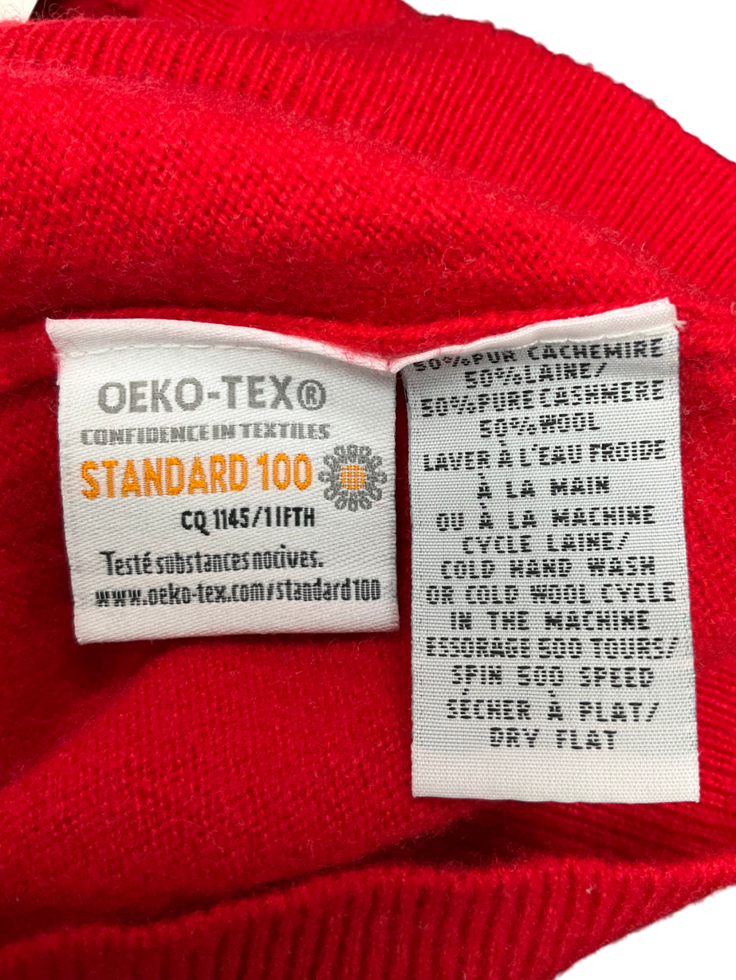 Eric Bompard Red Wool Cashmere Jumper 4 Years