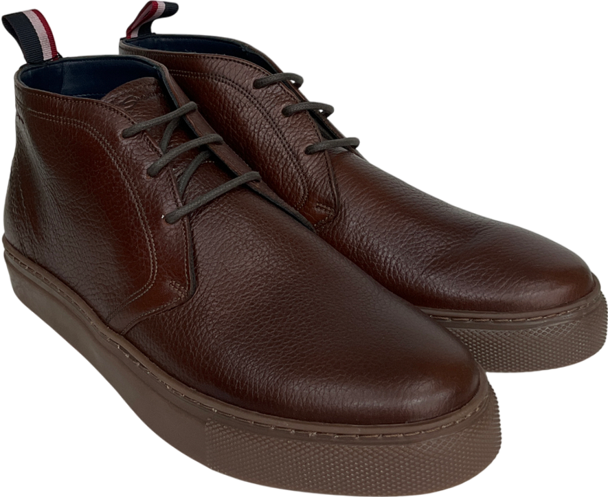 Ben Sherman Brown Leather Parka Boot UK 10 EU 44 👞