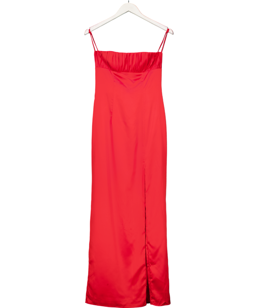 Stolen Studios Red Cha Cha Slip Dress UK S