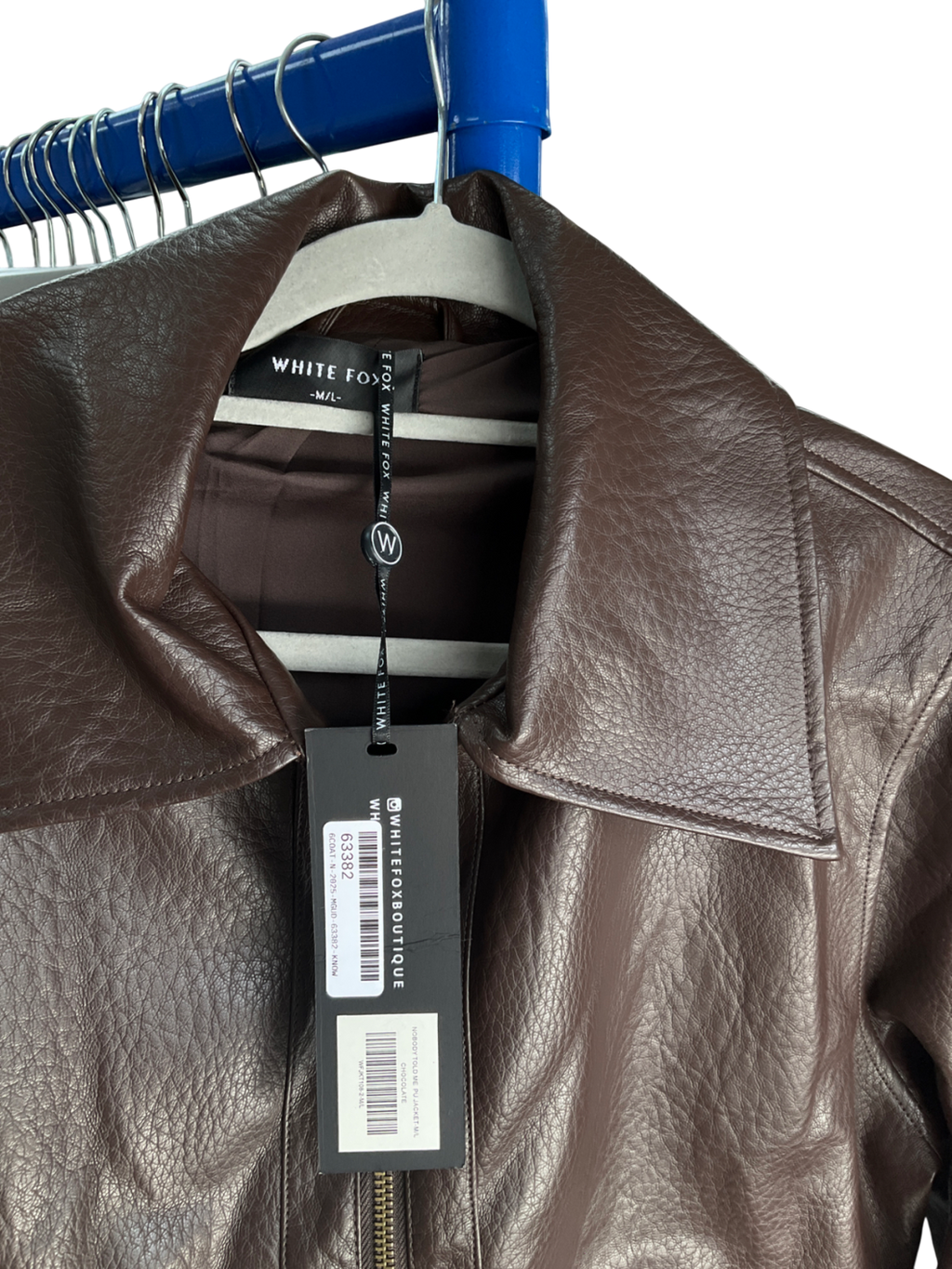 White Fox Brown Nobody Told Me Jacket UK M/L