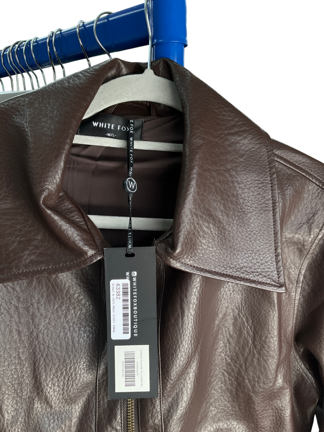 White Fox Brown Nobody Told Me Jacket UK M/L