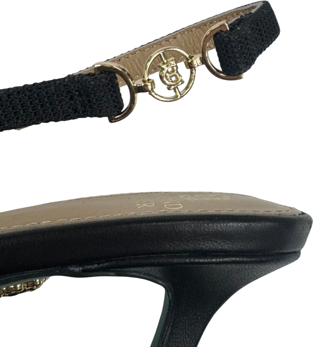 Holland Cooper Beige Regency Kitten Heel UK 3 EU 36 👠