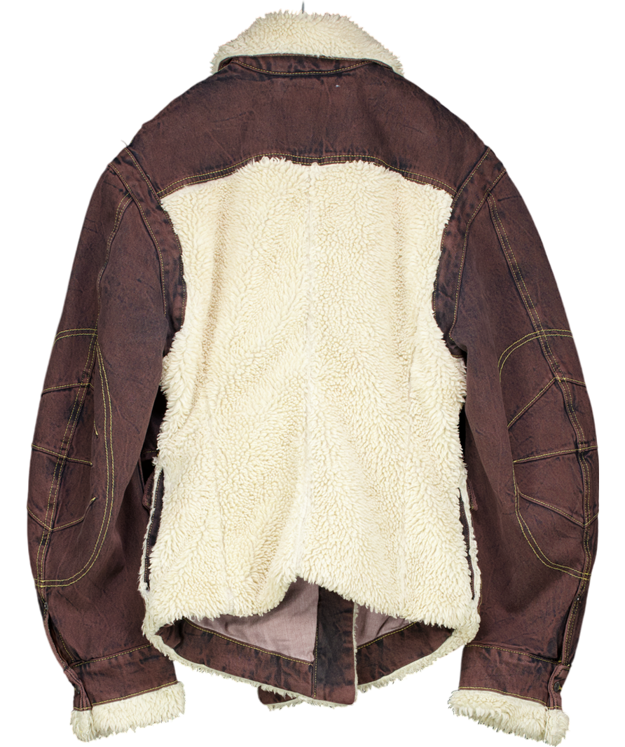 LEVI'S Brown X Kiko Kostadinov Paneled Jacket UK M