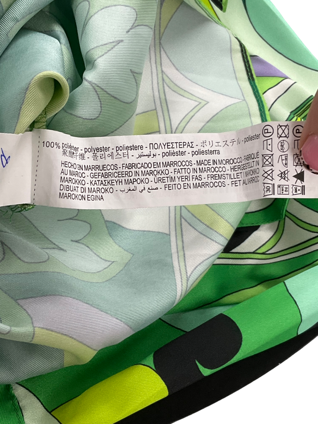 ZARA Green Spring Floral Print Blouse UK 8