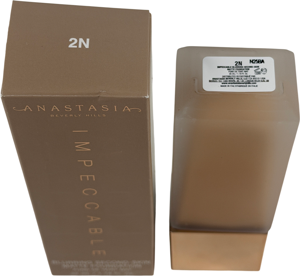 Anastasia Beverly Hills Impeccable Blurring Second Skin Matte Foundation 2n 35ml