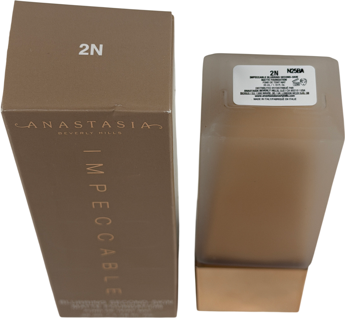 Anastasia Beverly Hills Impeccable Blurring Second Skin Matte Foundation 2n 35ml