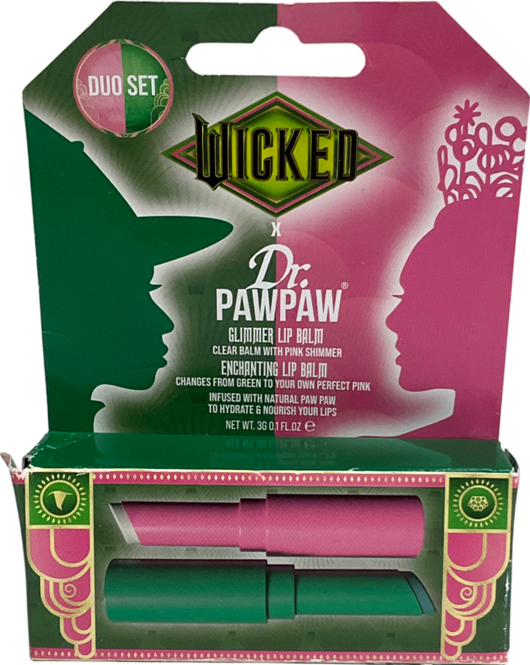 Dr paw paw “Wicked” Ltd Edition Glimmer Lip Balm Glitter Balm, Enchanting Lip Balm 3g