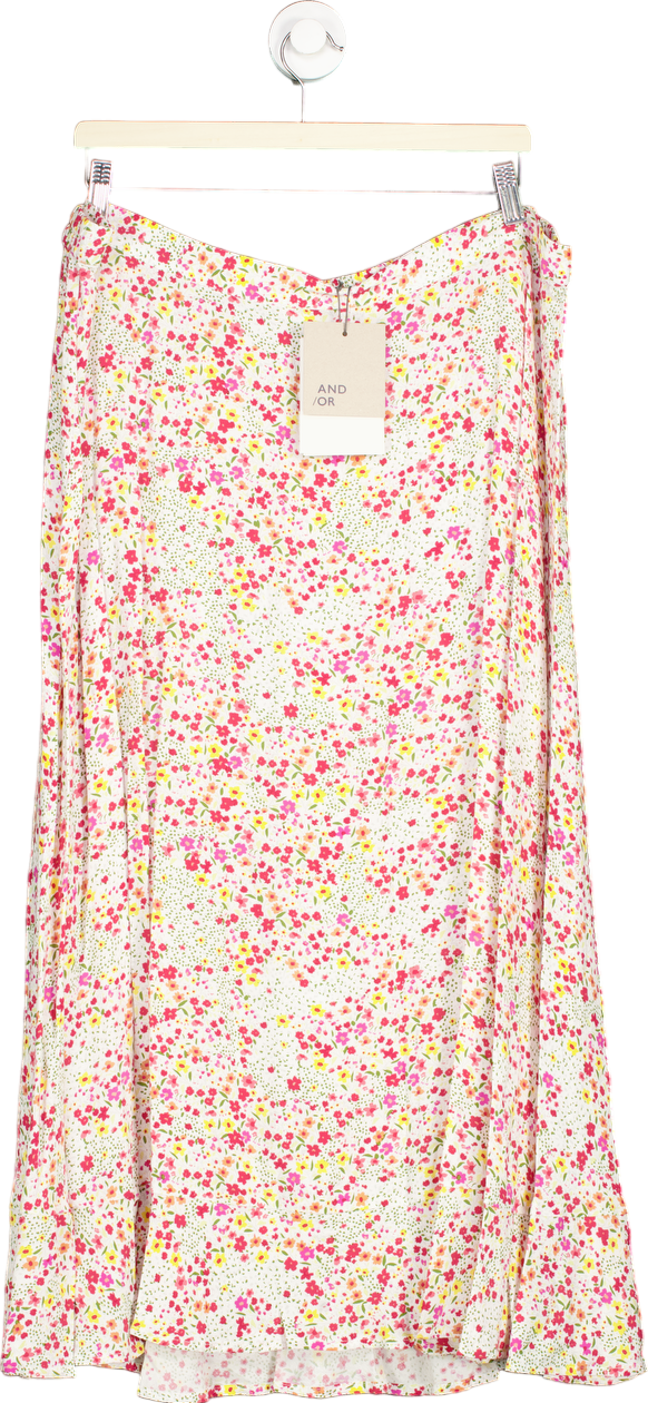 AND/OR Multicoloured Sarah Skirt UK 20