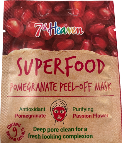7th Heaven Superfood Pomegranate Peel-Off Mask No Shade 10ml