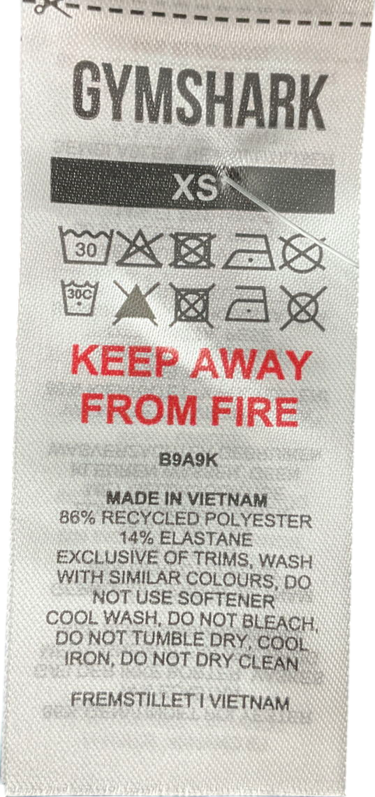 gymshark Black Running Warmth Leggings UK XS