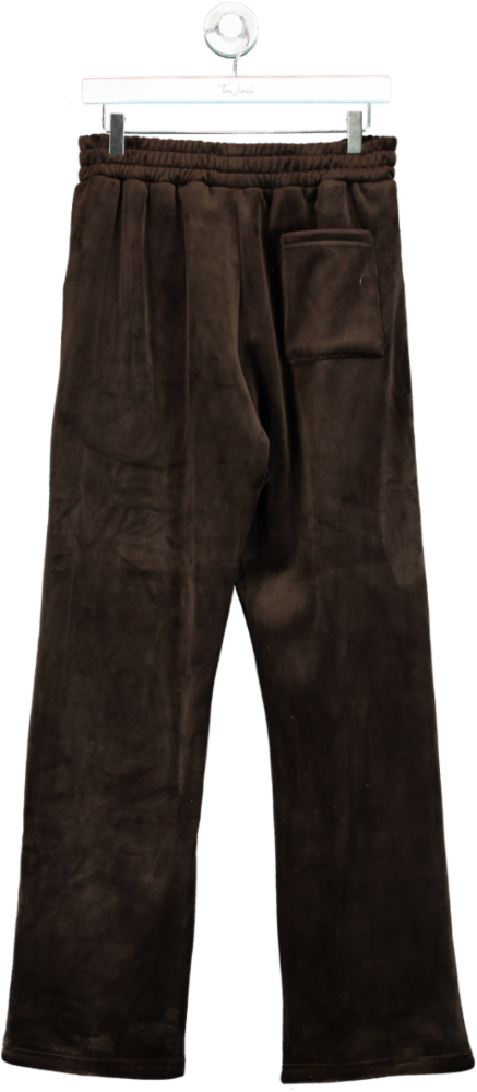 Second Skin Brown Velour Trousers UK S