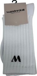 wanderdoll White Socks Uk 3-8 One Size One Size