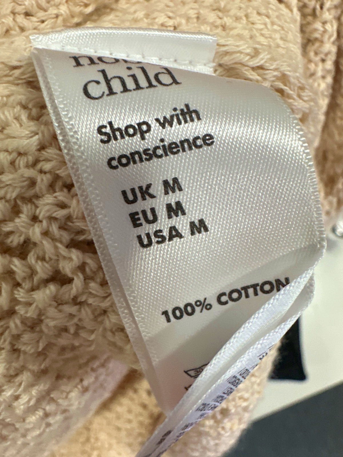 Nobody's Child Cream Knitted Halter Neck Maxi Dress UK M