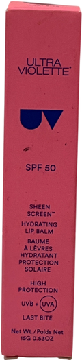 Ultraviolette Sheen Screen Spf 50 Hydrating Lip Balm Last Bite 15g