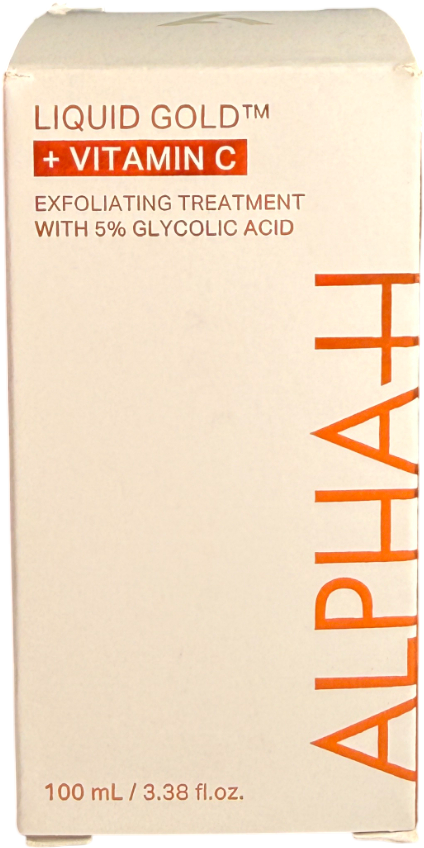 Alpha-h Liquid Gold Exfoliating Treatment With 5% Glycolic Acid And Vitamin C 100ML