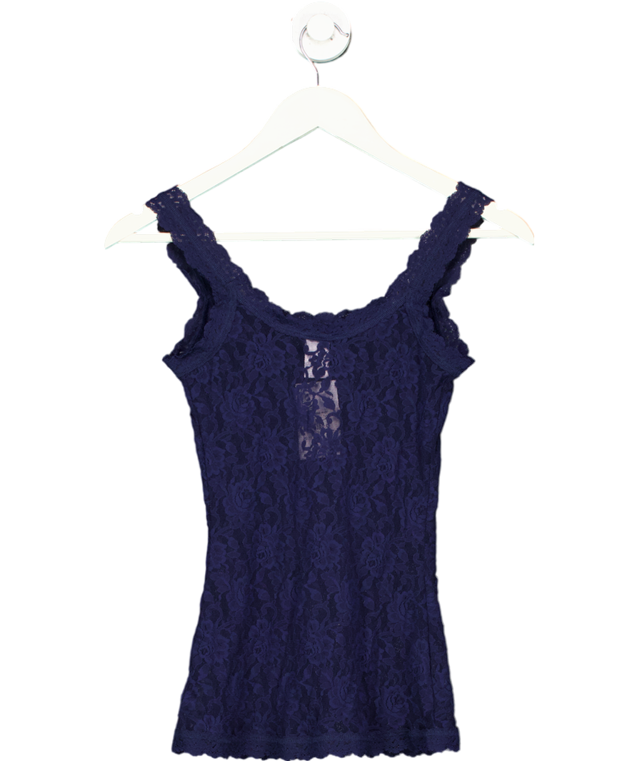 Hanky Panky Blue Signature Lace Classic Camisole UK XS