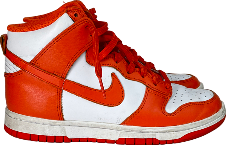 Nike Orange Dunk High Syracuse High top trainers UK 4 EU 37 👠
